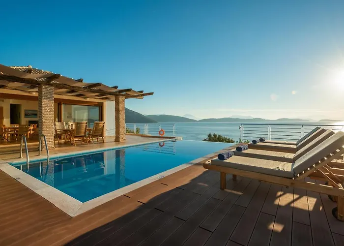 Iris Villas Lefkada - Karavi Villa With Private Sea Access Sivota  photo